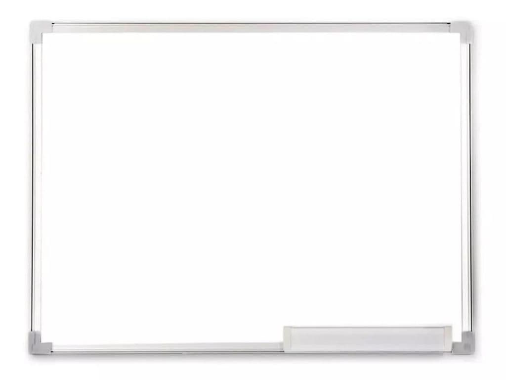 PIZARRA BLANCA ACRILICA MAGNETICA BORDE ALUMINIO 30X40