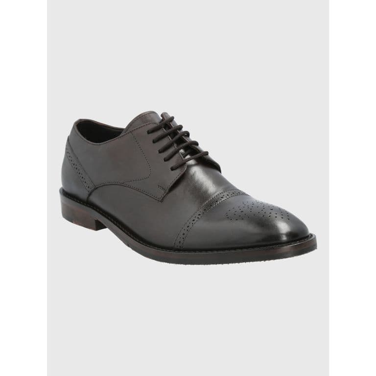 Zapato Cuero Cafe Oscuro Hombre Kenton Cafe Oscuro 41