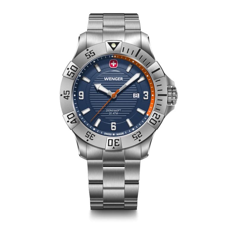 Reloj Seaforce correa acero inox dial azul 43 mm Azul TALLA UNICA