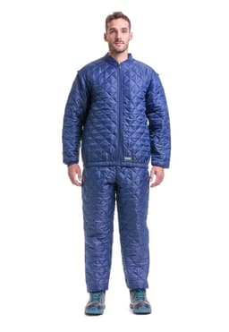 Pijama Termico Antibacteriano Azul M
