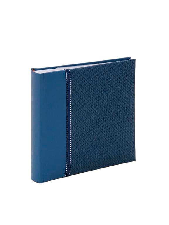Album azul simil cuero con memo para ensobrar 13x19 cm 200F
