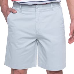 Bermuda Gabardina Frente Plano Gris 52