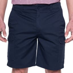 Bermuda Gabardina Cargo Azul Marino 56