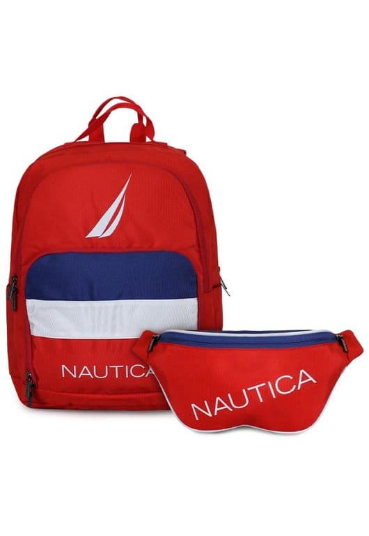 Mochila Polux + Banano Kappa rojo Rojo TALLA UNICA