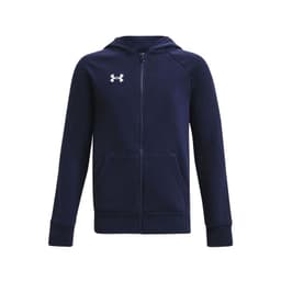 Poleron UA Rival Fleece para nino Marino Azul Marino 8