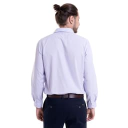 Camisa Rosa Manga Larga Algodon Serrano Lila 3XL