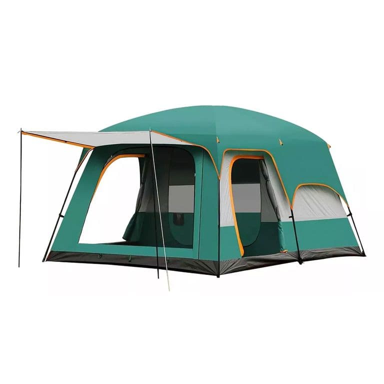 Carpa 8 Personas con 2 Habitaciones Gran Espacio 2,6x3,8x2m