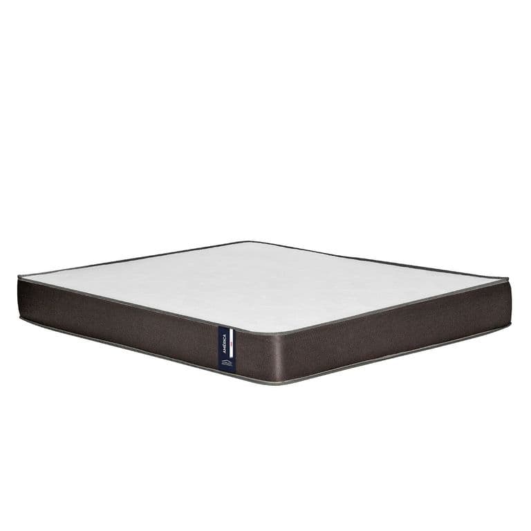 Colchon America 2 Plazas Gris 150x190x20 Cm Resorte Bonell Dual Side