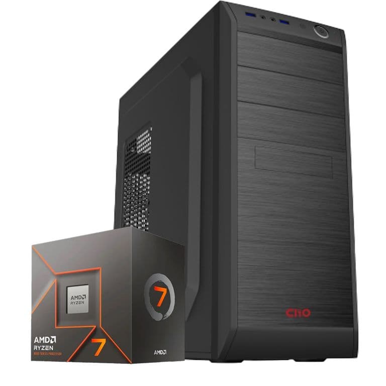 PC oficina AMD RYZEN 7 8700G 16Gb 1Tb Radeon 780M WiFi