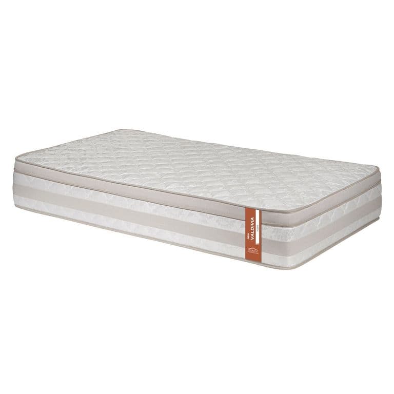 Colchon New Valdivia 1.5 plazas Beige 105x190x28 Cm