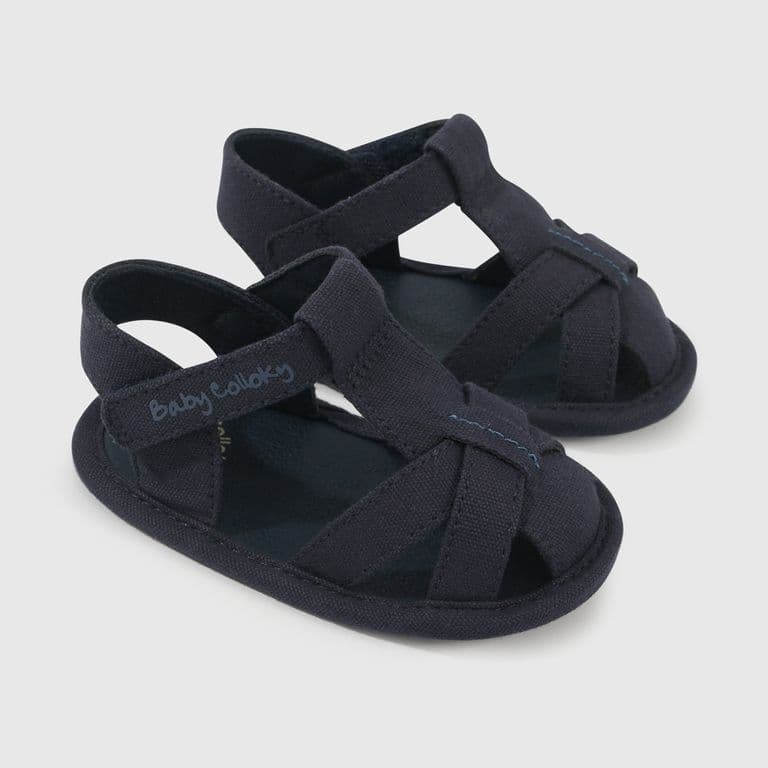 Sandalia Bebe Nino Azul Azul 14
