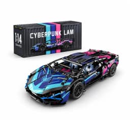 Auto Deportivo Armable cyberpunk