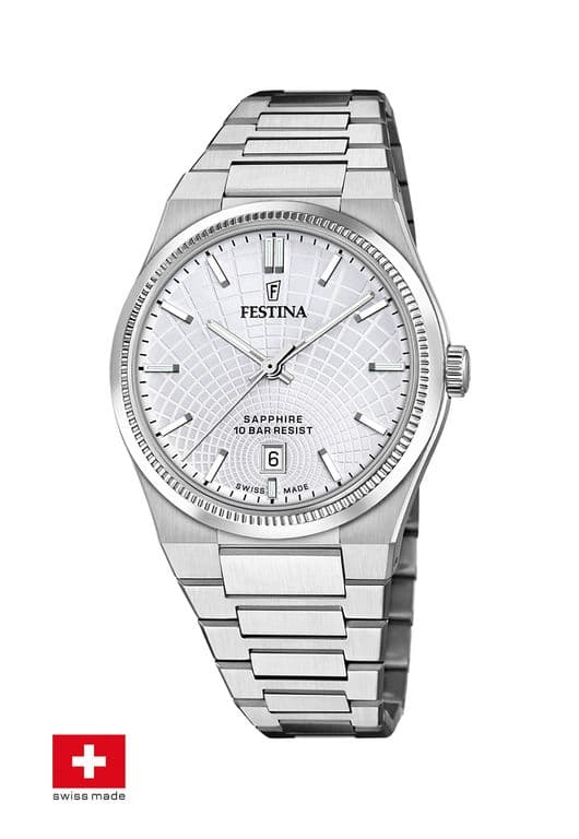 Reloj F20051/1 Plateado Hombre Rive Collection Plateado TALLA UNICA