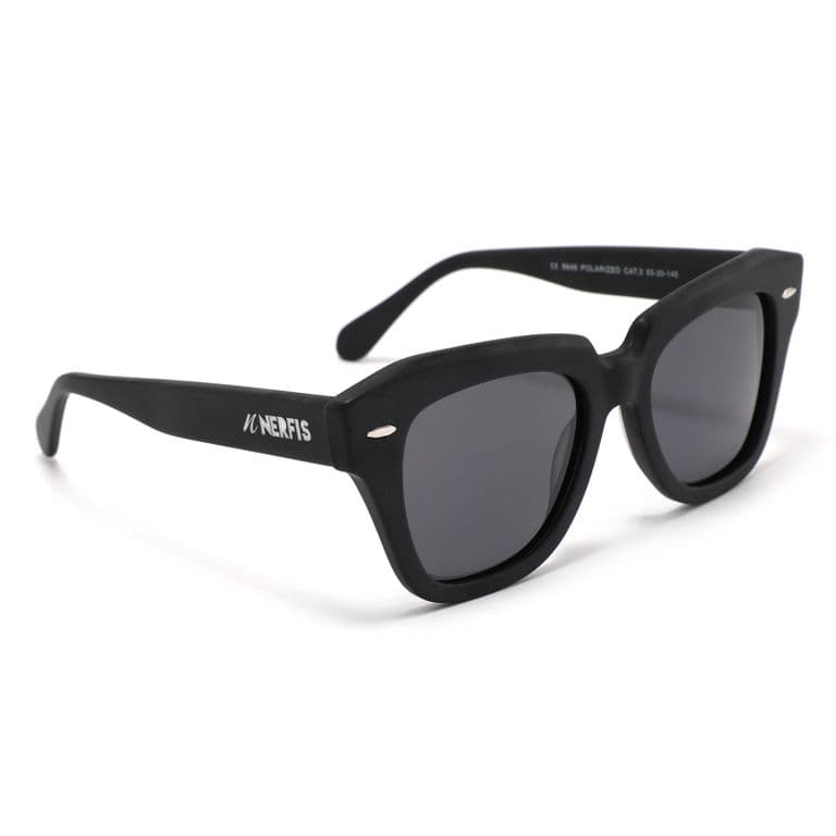 Anteojos de sol Bennet Eco Acetato Black Negro TALLA UNICA
