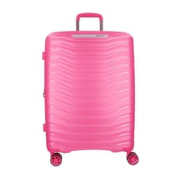 Maleta de Viaje Titanium Grande Rosada Rigida Expandible Rosa L