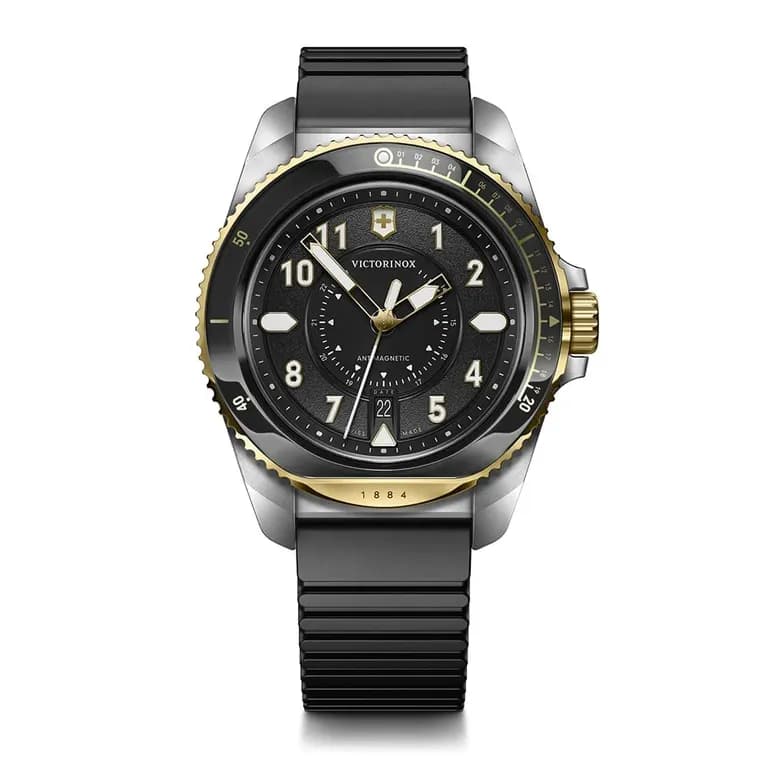 Reloj Journey 1884 correa caucho dial negro Negro TALLA UNICA