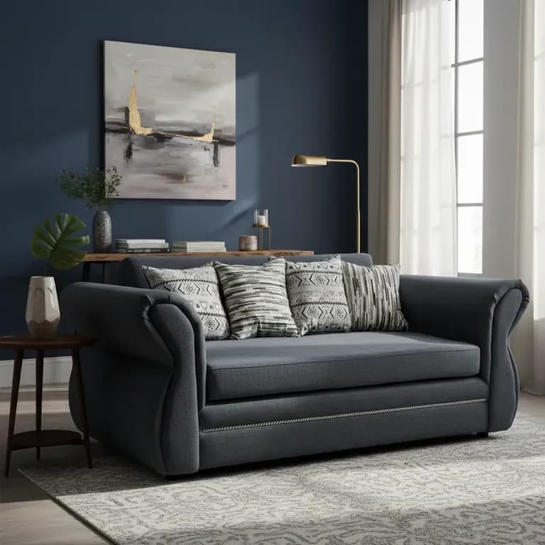 Sofa 3 Cuerpos Grecia - Marengo Repelente a Liquidos