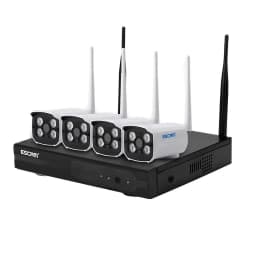Kit Nvr Camaras De Seguridad Wifi Wnk403 3MP