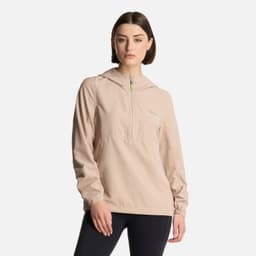 Chaqueta Mujer Nightfall WindBreaker 1/4 Zip Hoody Jacket Arena Beige XS