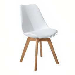 Silla Tulip Acolchada Blanco