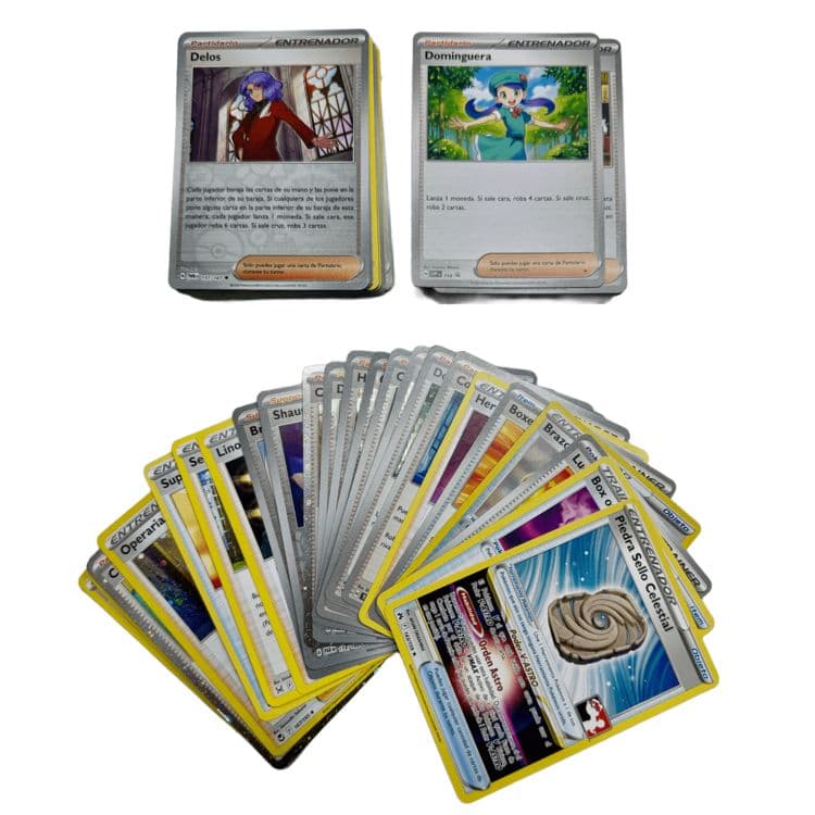 Cartas Originales 50 Entrenadores Sin Repetir