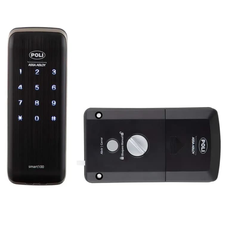 Cerrojo Digital Sobreponer Smart100 Negro