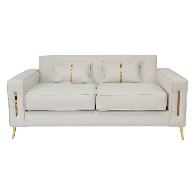 SOFA PARIS TRES CUERPOS BLANCO VELVET