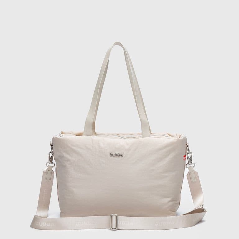 Cartera Padded Tote Daily Nude Essentials Beige TALLA UNICA