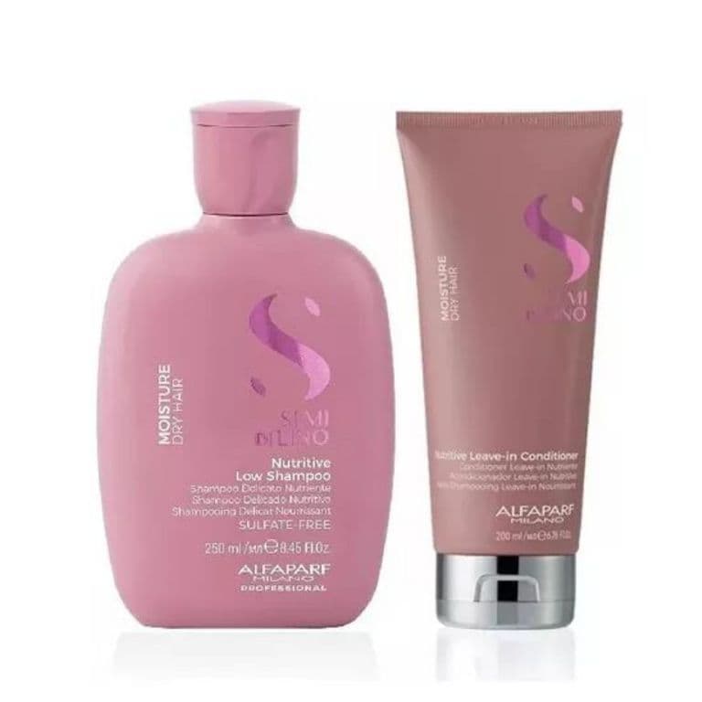Set Shampoo Y Acondicionador Nutritivo Alfaparf Semi Di Lino ...