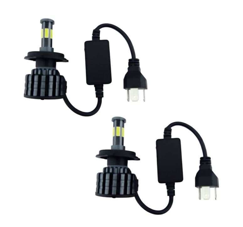AMPOLLETA KIT LED H-4 MOD G9 LED COB CON 6 CARAS 480W