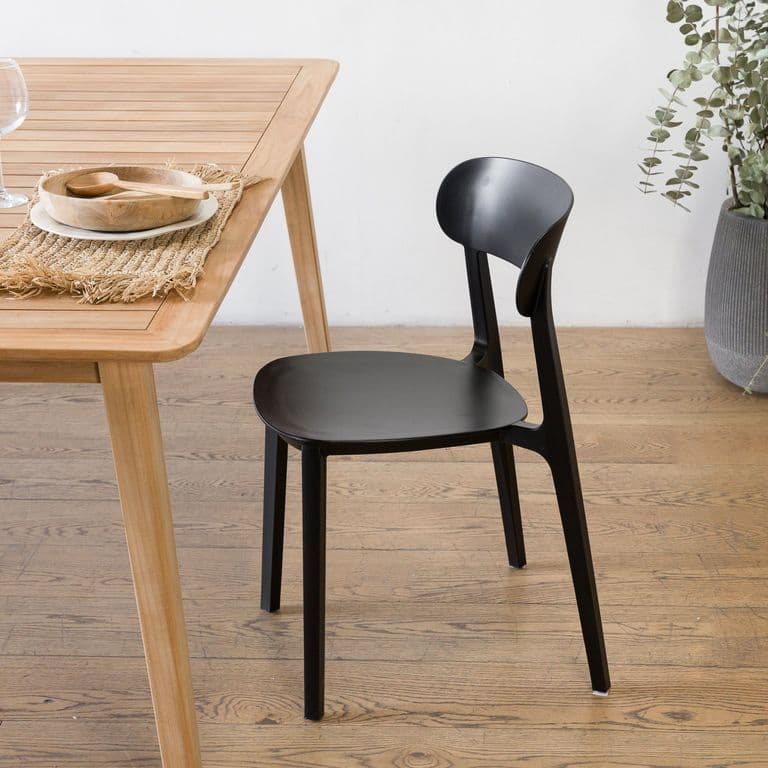Silla Parro Negra Amoble