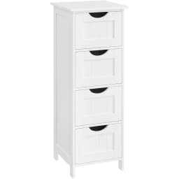Mueble Organizador Blanco Multiuso 4 Cajones Salem