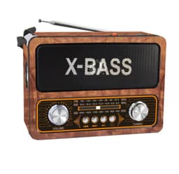 Radio Portatil Linterna Am-Fm-Bluetooth-Usb-Sd - Recargable