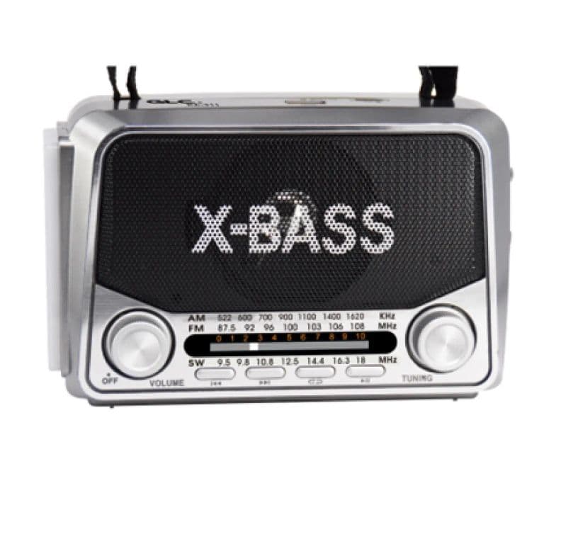 Radio Portatil Linterna Am-Fm-Bluetooth-Usb-Sd - Recargable
