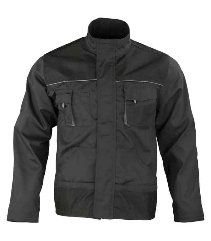 Chaqueta Actium Canvas Manga Larga Hombre Gris Oscuro M
