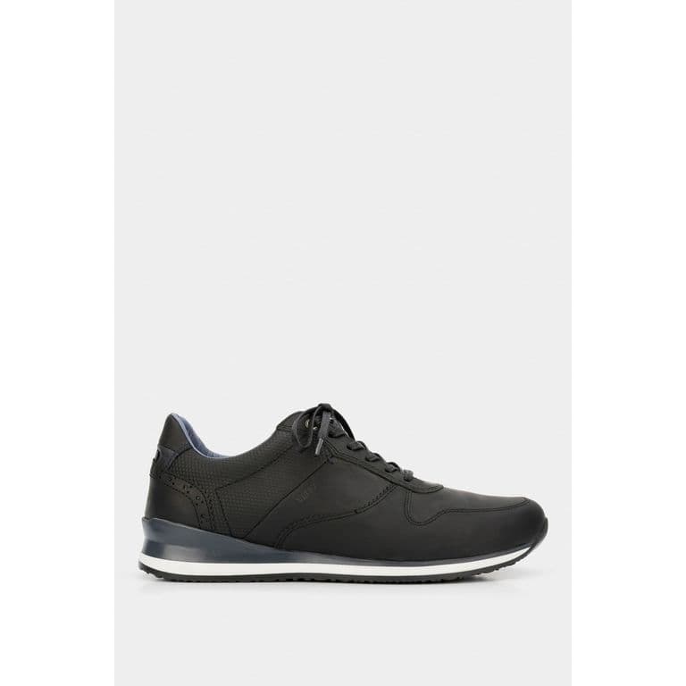 Velez Zapatilla Tenis Casual Cooper De Cuero Vintage Negro Negro 39