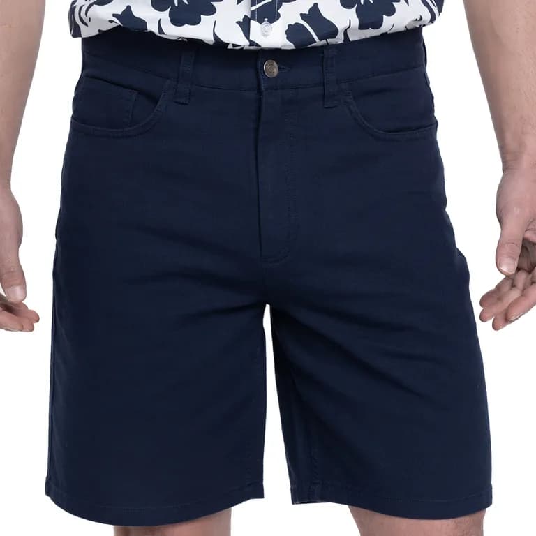 Bermuda Canvas Spandex Azul Marino 44