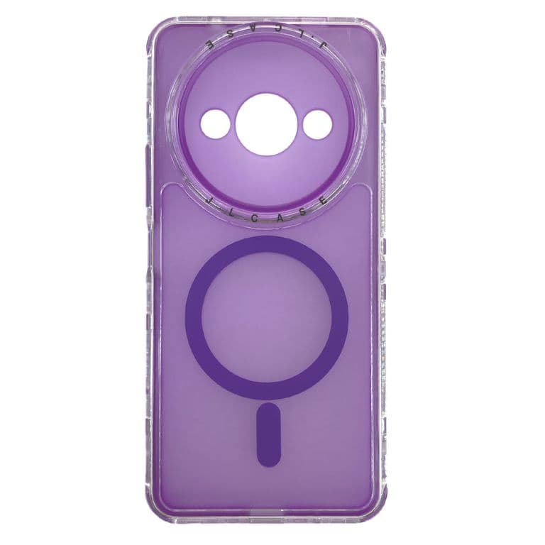 Carcasa Antigolpe 360 Para Xiaomi Redmi A3 Magsafe Lila