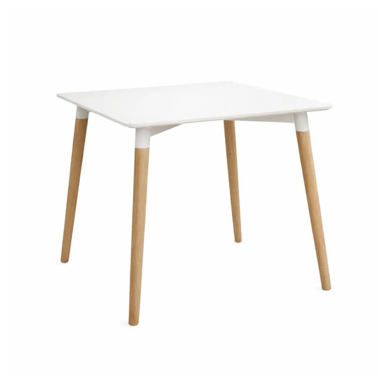 Mesa MDF Cuadrada Blanca 80x80 cm