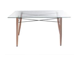 Mesa de comedor Rectangular Charles 140cm -Vidrio