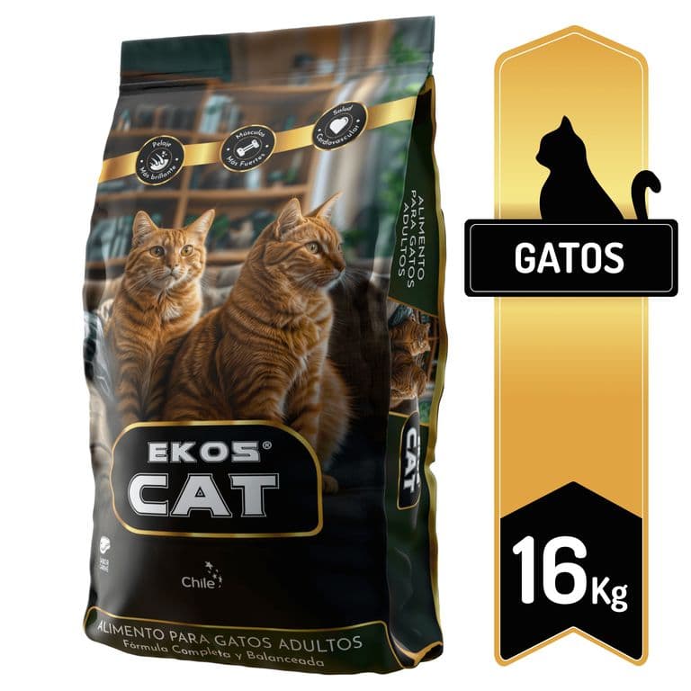 Alimento EkosCat gato adulto 16Kg