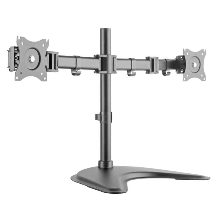 Soporte para 2 Monitores con base y Articulado 13" a 27" 16kg SBRM720