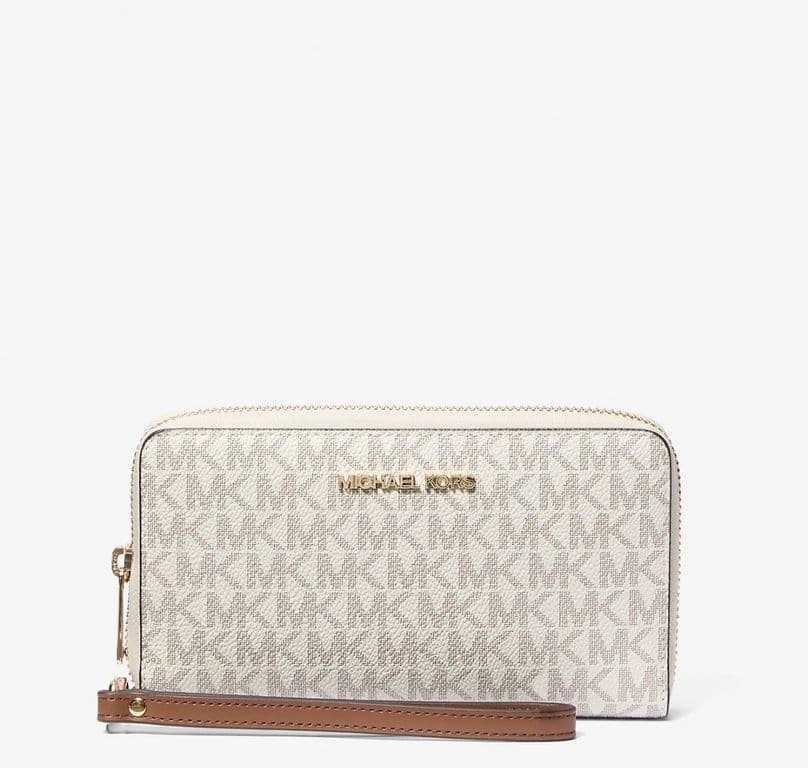 Billetera Wristlet Beige TALLA UNICA