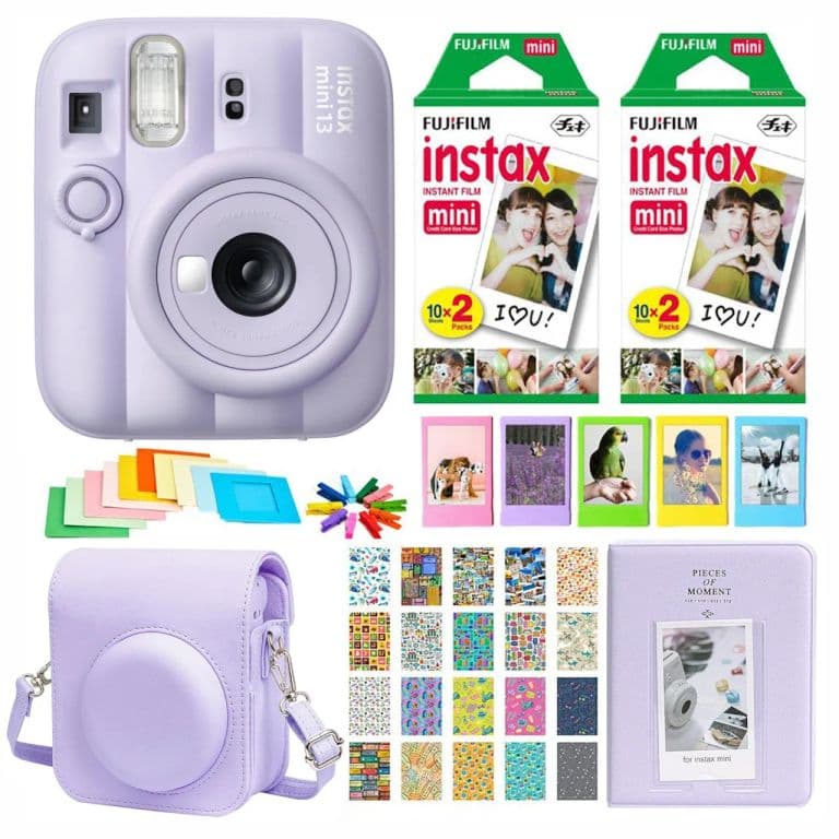 SET COMPLETO CAMARA INSTAX MINI 13 +40 PELICULAS +ACCESORIOS