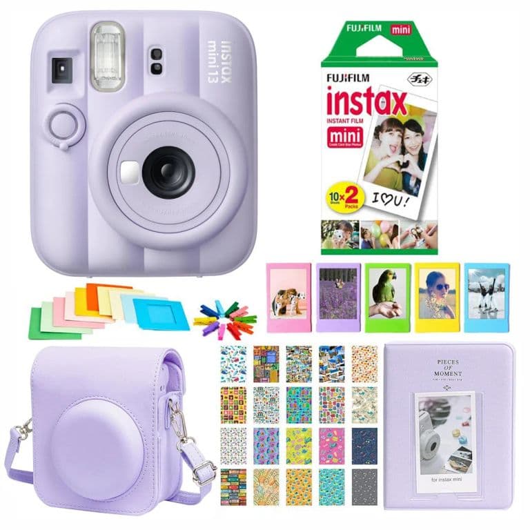 SET COMPLETO CAMARA INSTAX MINI 13 +20 PELICULAS +ACCESORIOS