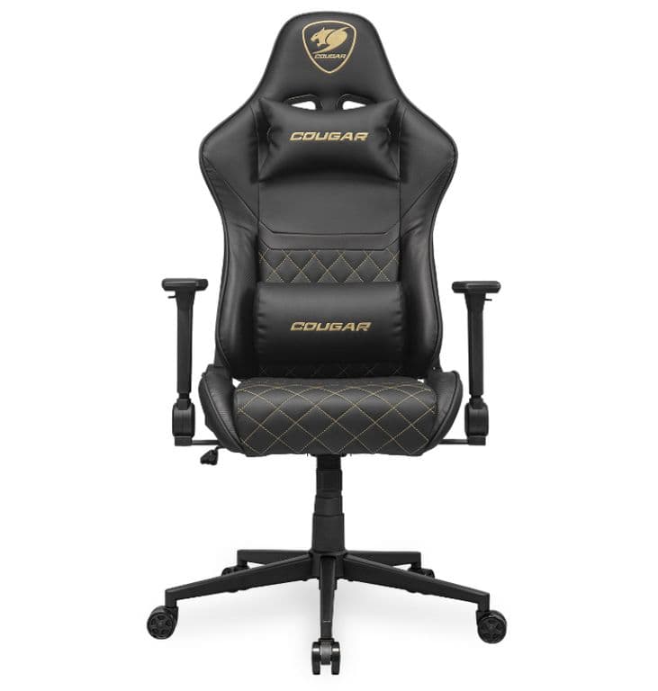 Silla Gamer - ARMOR ONE V2 GOLD- Soporte max. 120 kg - Black