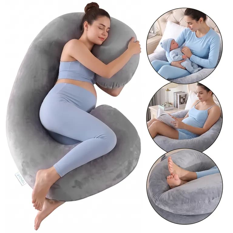 Cojin Maternal de Lactancia 130x55Cm Embarazadas Almohada