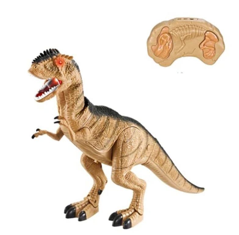 DINOSAURIO CONTROL REMOTO GRANDE 52 CM LUZ SONIDO