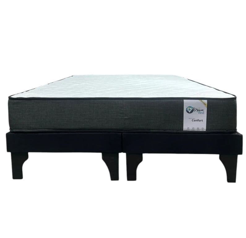 Cama Europea 2 Plazas Color Negro