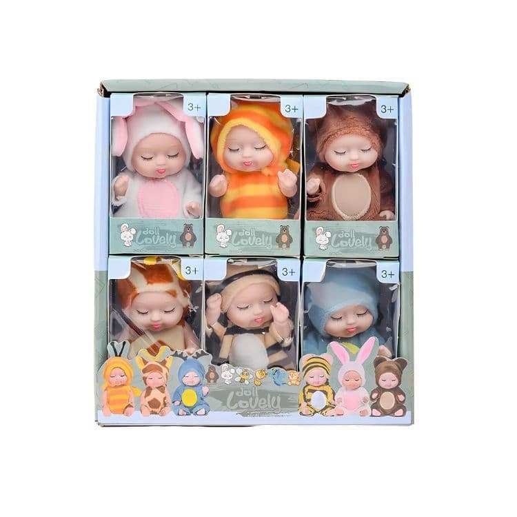 Set 6 Munecas Reborn Traje De Animales
